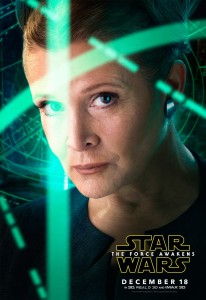 Carrie Fisher飾演的Leia。