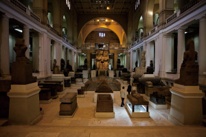 館藏千年歷史文物真跡的開羅博物館。 