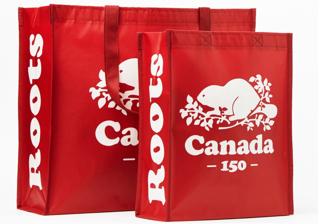 Roots加拿大150周年環保購物袋