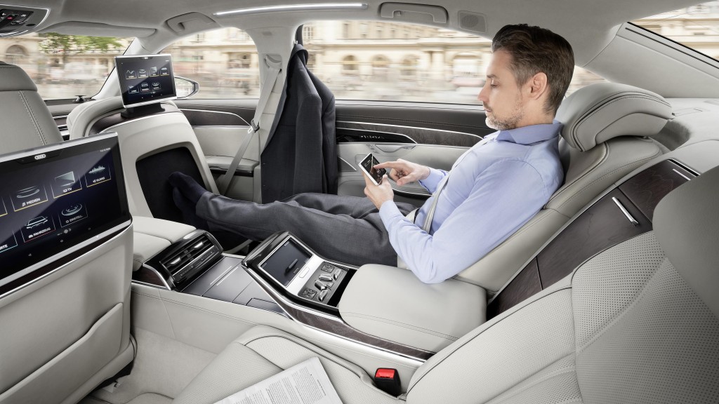 Audi A8的自動駕駛系統來到新的境界。